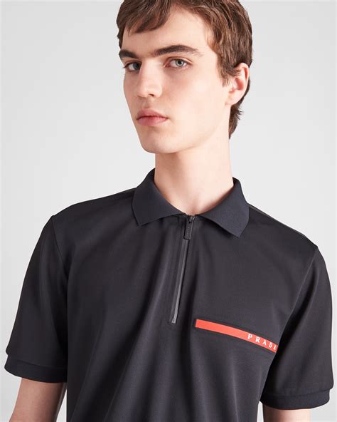 prada poloshirt herren schwarz|Designer T.